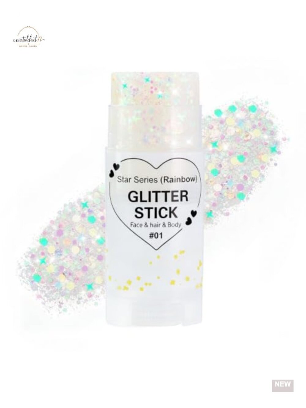 Waterproof Glitter Stick Face Hair Body Makeup Festival Rave